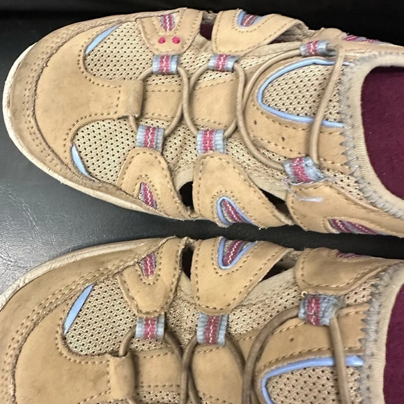 Ryka Ladies Leather Slip-On Active Shoes w/ Adjustable Ankle Strap - Picture 2 of 7